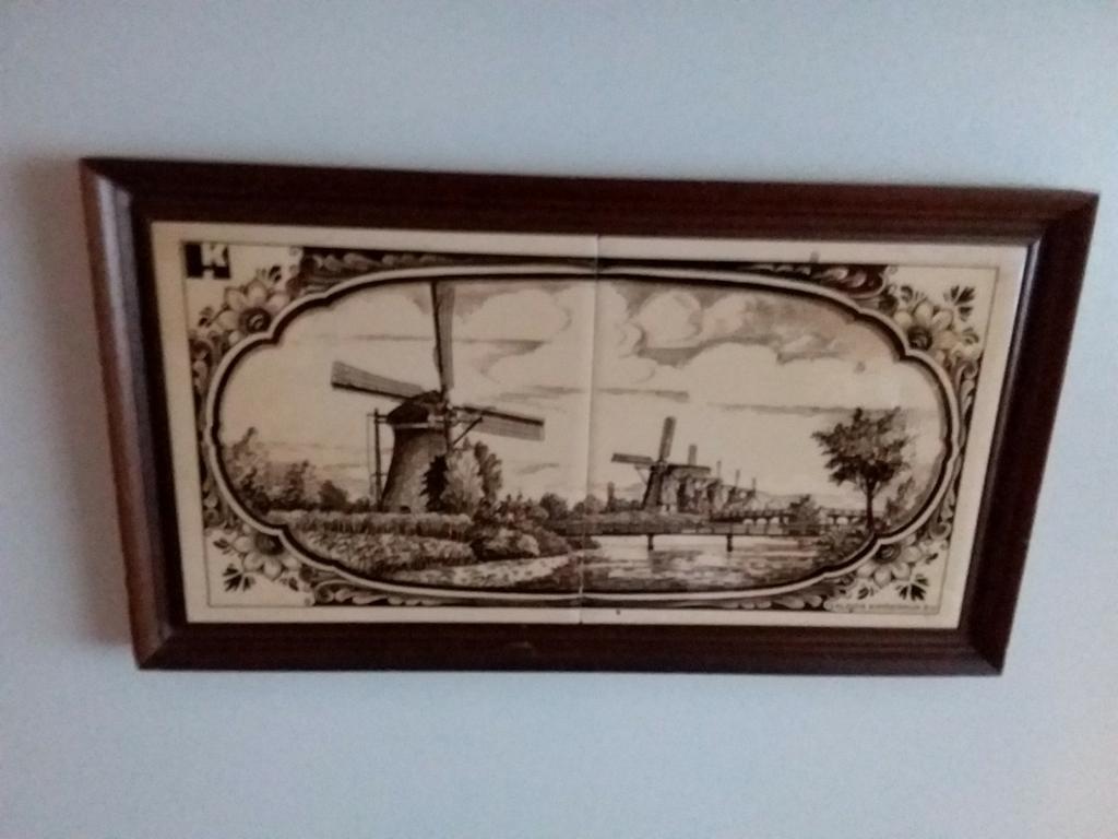 Antiek tegeltableau., Ophalen of Verzenden