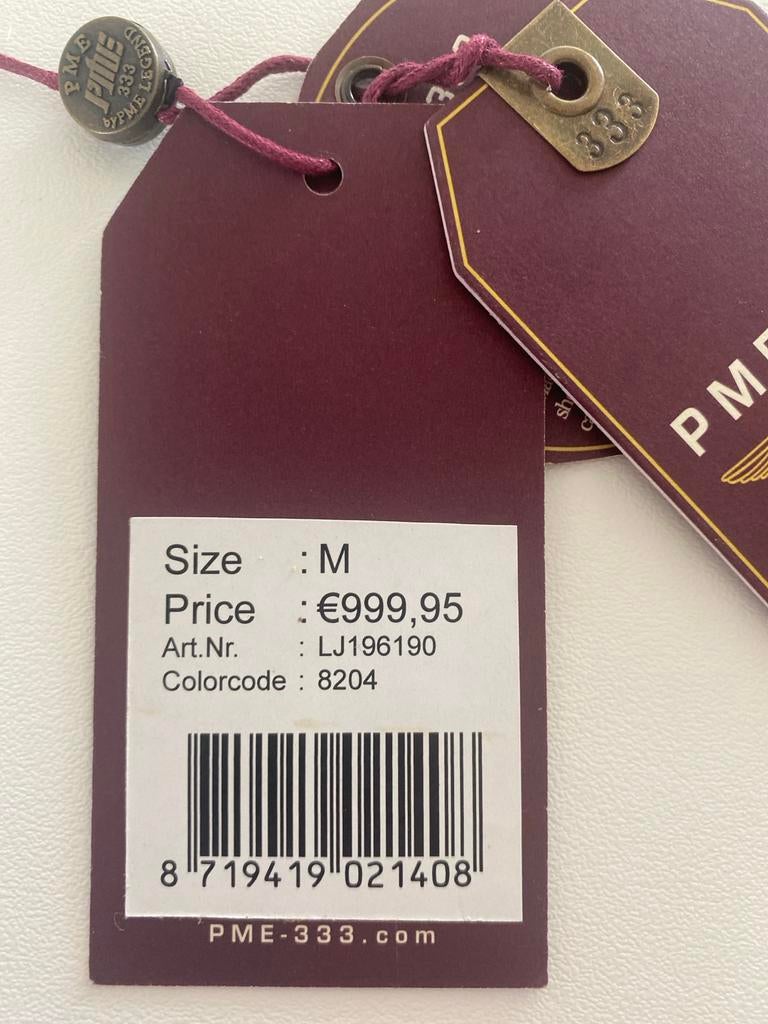 PME Legend 1992 Originals Lammy Flight Jacket Maat M, Ophalen of Verzenden, Gedragen, Maat 48/50 (M)