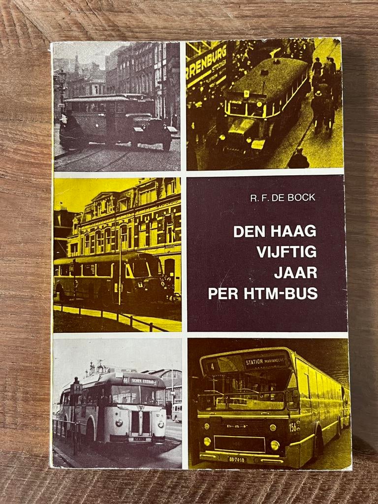 HTM boekje  “Den Haag 50 jr per HTM bus”, Ophalen, Zo goed als nieuw, Bus of Metro, Overige typen