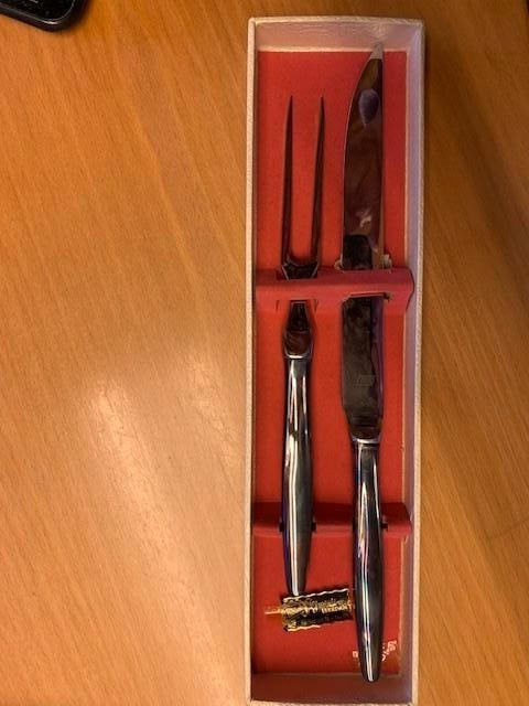 Gero Zilduro vleesbestek, Ophalen of Verzenden, Zo goed als nieuw, Rvs of Chroom, Bestekset