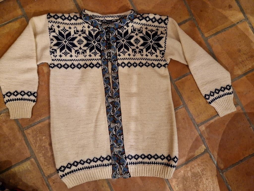 Noorse wollen vest maat M - zgan, Kleding | Dames, Truien en Vesten, Verzenden, Zo goed als nieuw, Maat 38/40 (M)