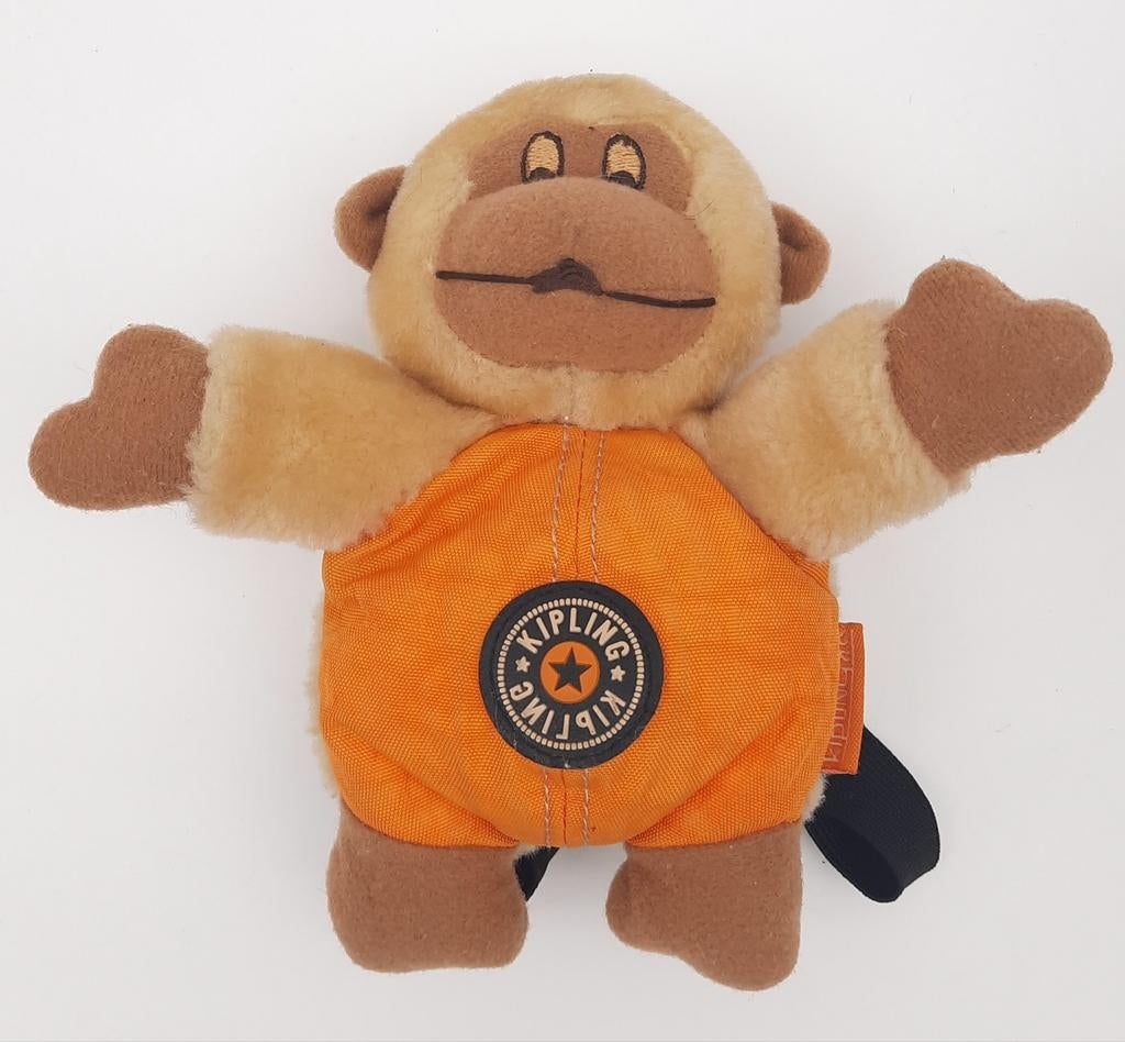 Kipling Aap Oranje knuffel opberg tasje, Ophalen of Verzenden, Zo goed als nieuw