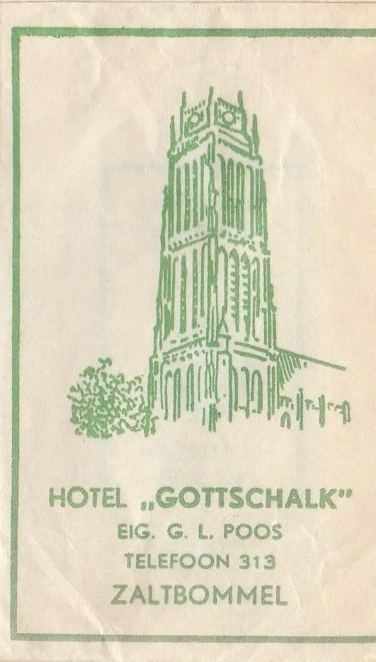 Sint Maartenskerk Gottschalk Zaltbommel - G Poos - tel. 313, Ophalen of Verzenden
