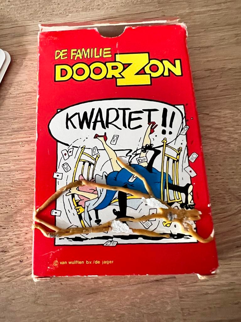 De Familie Doorzon Kwartetspel - Klassiek Kaartspel, Drie of vier spelers, Ophalen of Verzenden, Gebruikt
