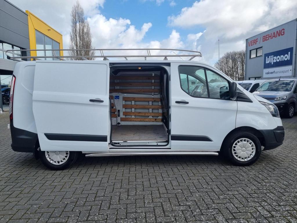 Ford Transit Custom 2.0 TDCI L2H1 Airco sidebars Trekhaak eu, Voorwielaandrijving, Elektrische ramen, Gebruikt, Euro 6