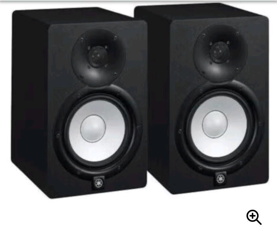 Yamaha HS7 Studiomonitors + Innox IVA MON-03 Statieven Set, Ophalen of Verzenden, Zo goed als nieuw