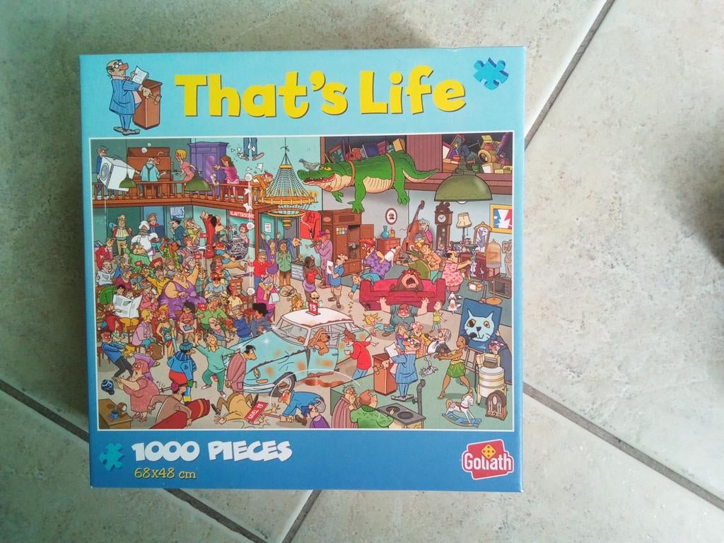 Thats life puzzel, Ophalen, 500 t/m 1500 stukjes, Zo goed als nieuw