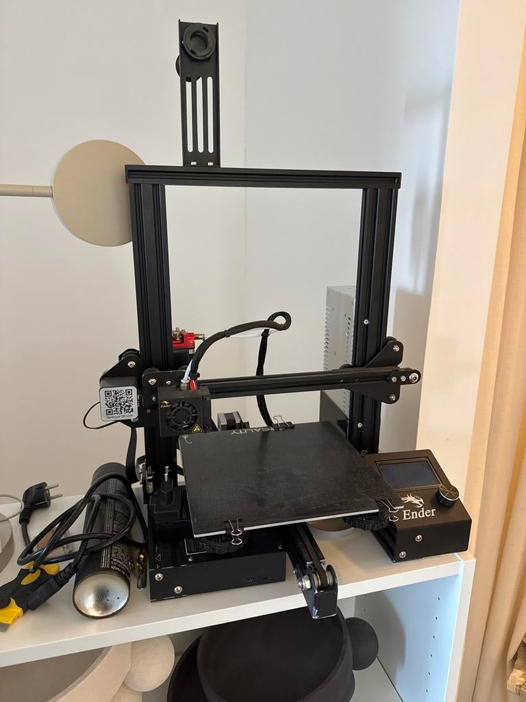 Ender 3D-printer - Gebruikt maar werkt nog prima, Computers en Software, 3D Printers, Ophalen, Gebruikt