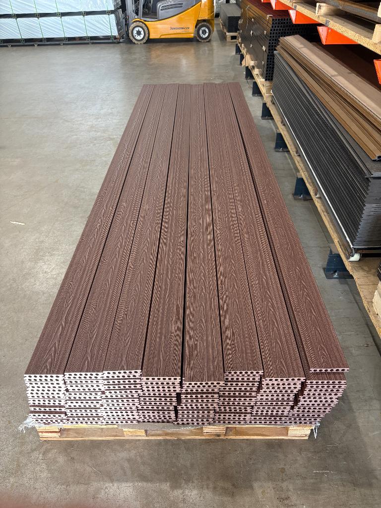 Composiet Vlonderplanken - Mahonie - Scherpe Prijs, Tuin en Terras, Terrasdelen en Vlonders, Nieuw, Composiet, Ophalen of Verzenden