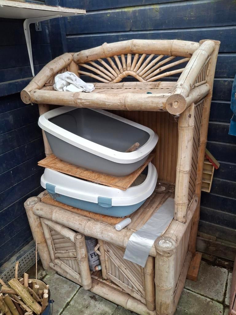 Bamboe kast opknapper - gratis af te halen, Ophalen, Gebruikt