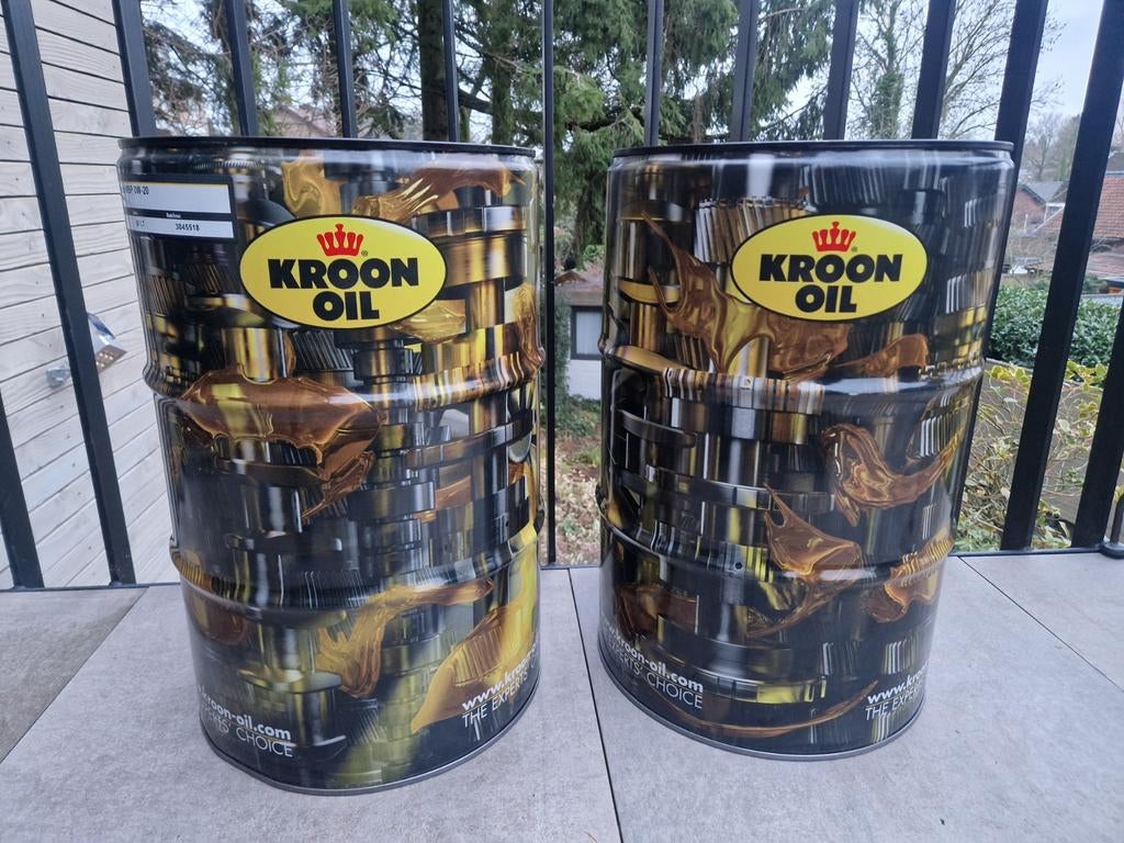 Leeg Kroon Oil olievat 60 liter, Ophalen