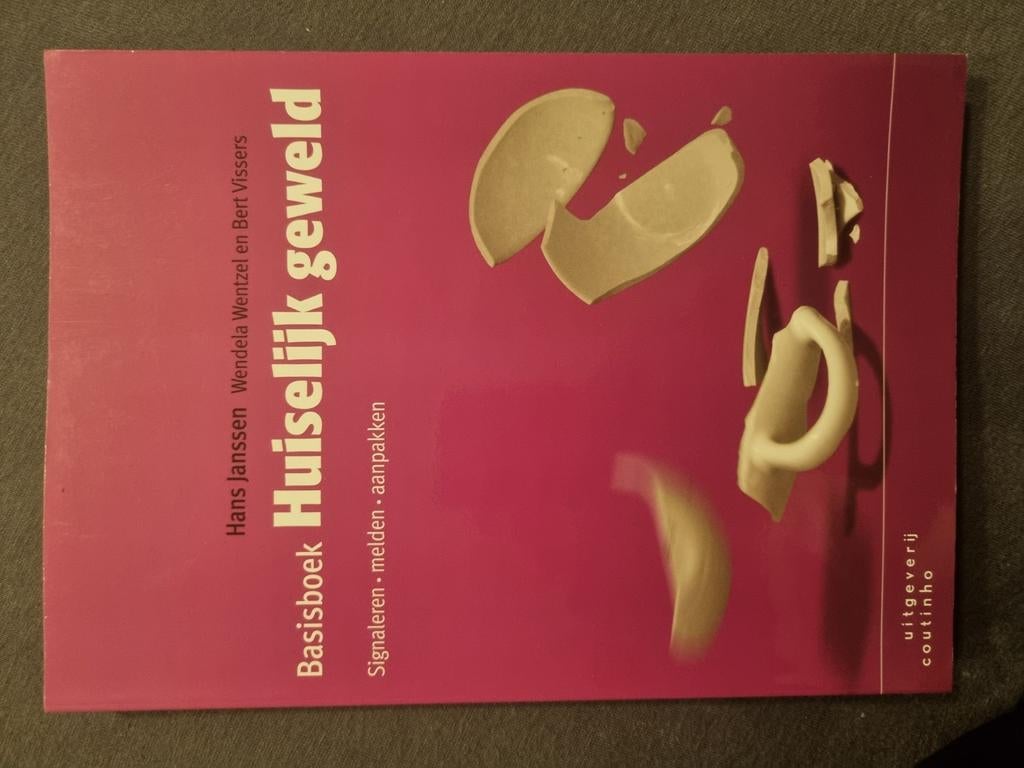 Basisboek Huiselijk Geweld - Hans Janssen, Boeken, Studieboeken en Cursussen, Hans Janssen, Wendela Wentzel, Bert Vissers, Zo goed als nieuw