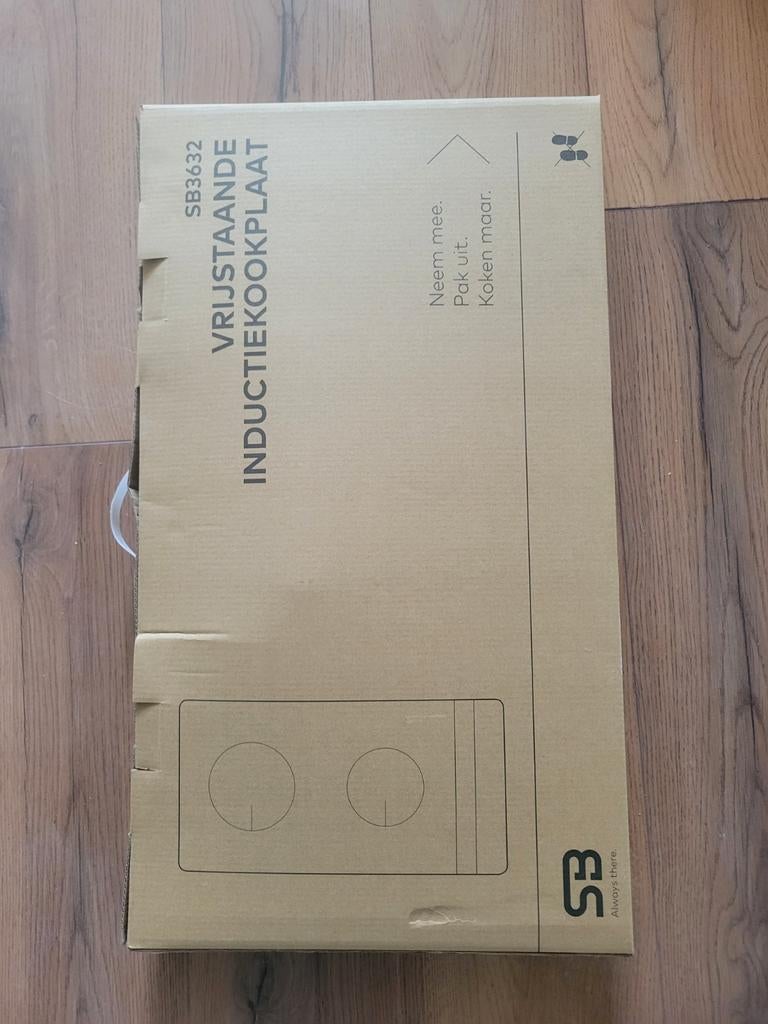 Nieuwe 2-pits inductieplaat in doos - SB3632, Ophalen, Nieuw, 3 kookzones of minder, Inductie