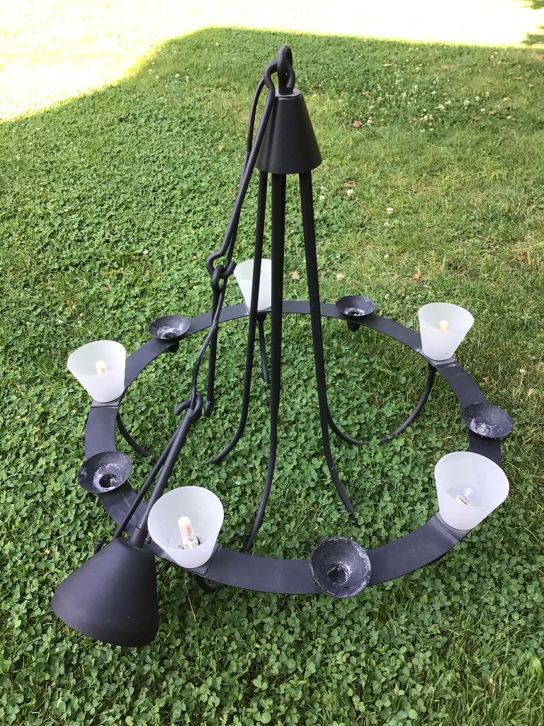 Kroonluchter Lerdal, Ophalen, Gebruikt, Glas, Kroonluchter