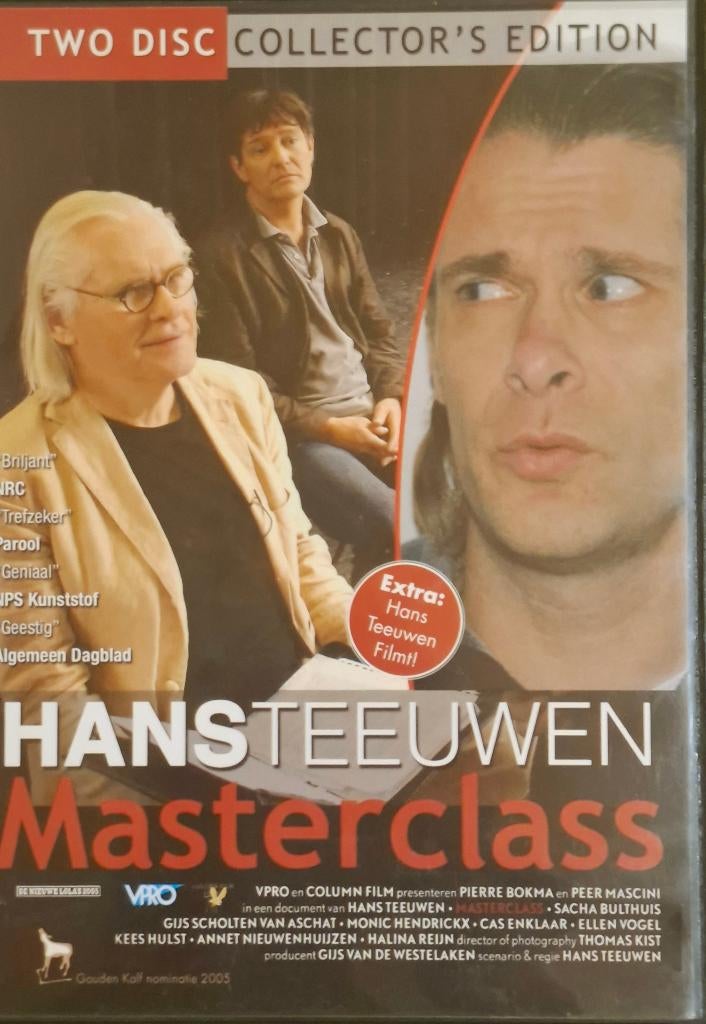 Hans Teeuwen - Masterclass - 2DVD - Videofilm Expres #500988, Alle leeftijden, Ophalen of Verzenden, Zo goed als nieuw, Stand-up of Theatershow