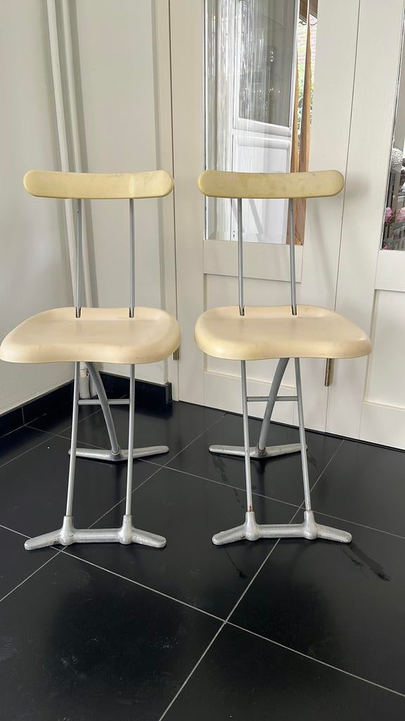 Rondine Magis klapstoel, 2 krukken, Ophalen, Gebruikt, 60 tot 90 cm
