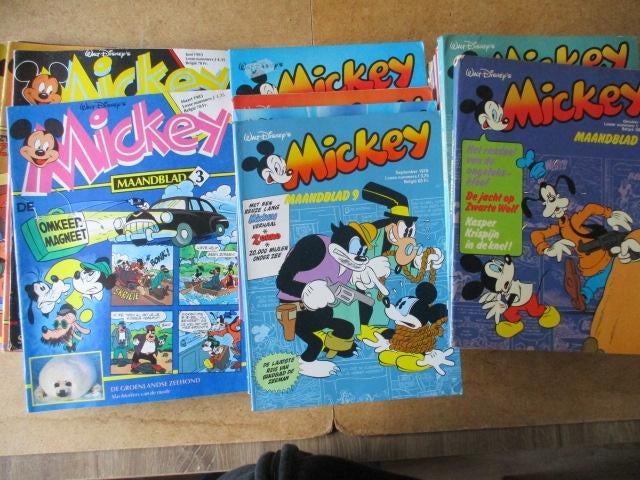 adv8461 mickey maandblad, Boeken, Eén stripboek, Ophalen, Gelezen