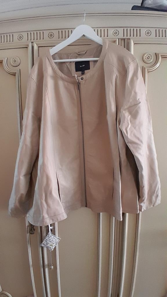 Nappa leder jasje beige, Ophalen of Verzenden