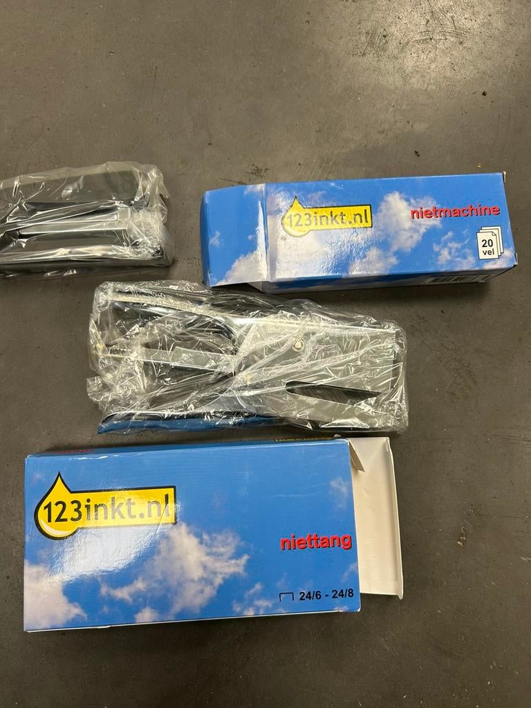 Nietmachines 2 stuks nieuw 123 inkt, Ophalen of Verzenden, Nieuw