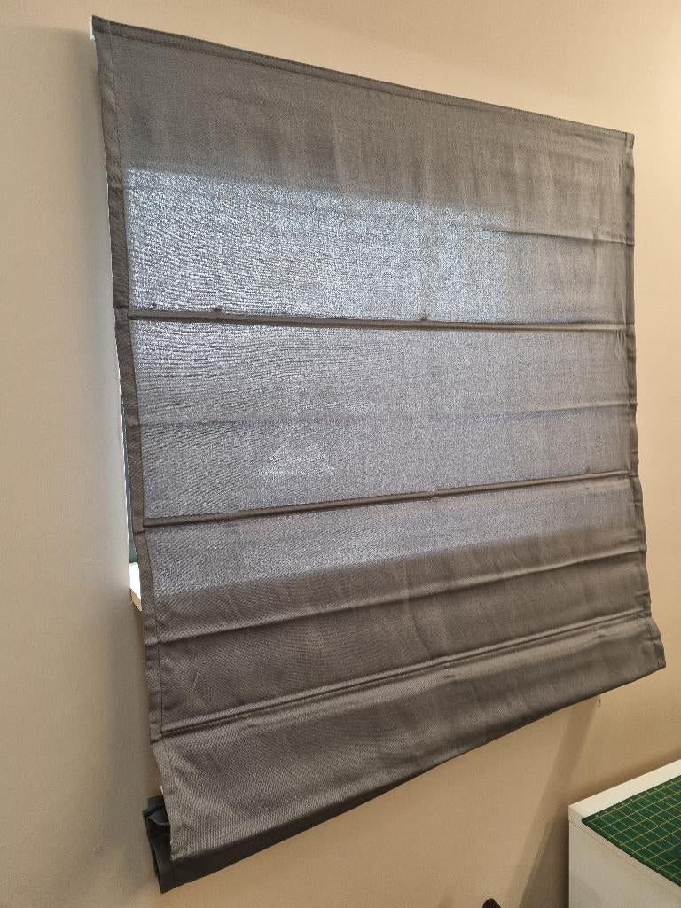 2x Vouwgordijn Fenstr grijs - 80x180, Huis en Inrichting, Stoffering | Gordijnen en Lamellen, Nieuw, Grijs, 150 tot 200 cm, 50 tot 100 cm