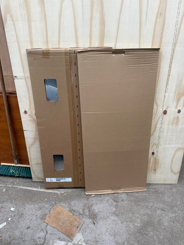 IKEA PAX Schuifdeurpanelen AULI (spiegel) & MEHAMN (grijs), Ophalen, 100 tot 150 cm, 200 cm of meer, Nieuw