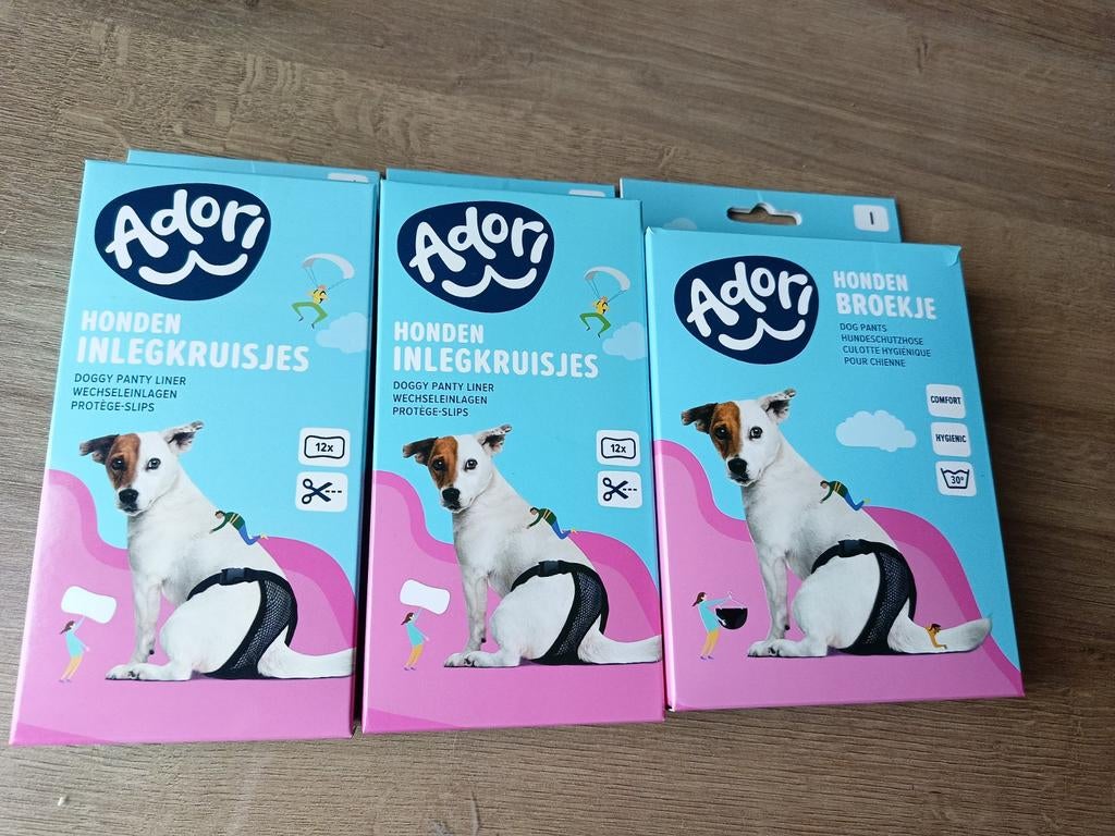 Honden broekje maat l met extra inlegkruisjes, Ophalen of Verzenden, Nieuw