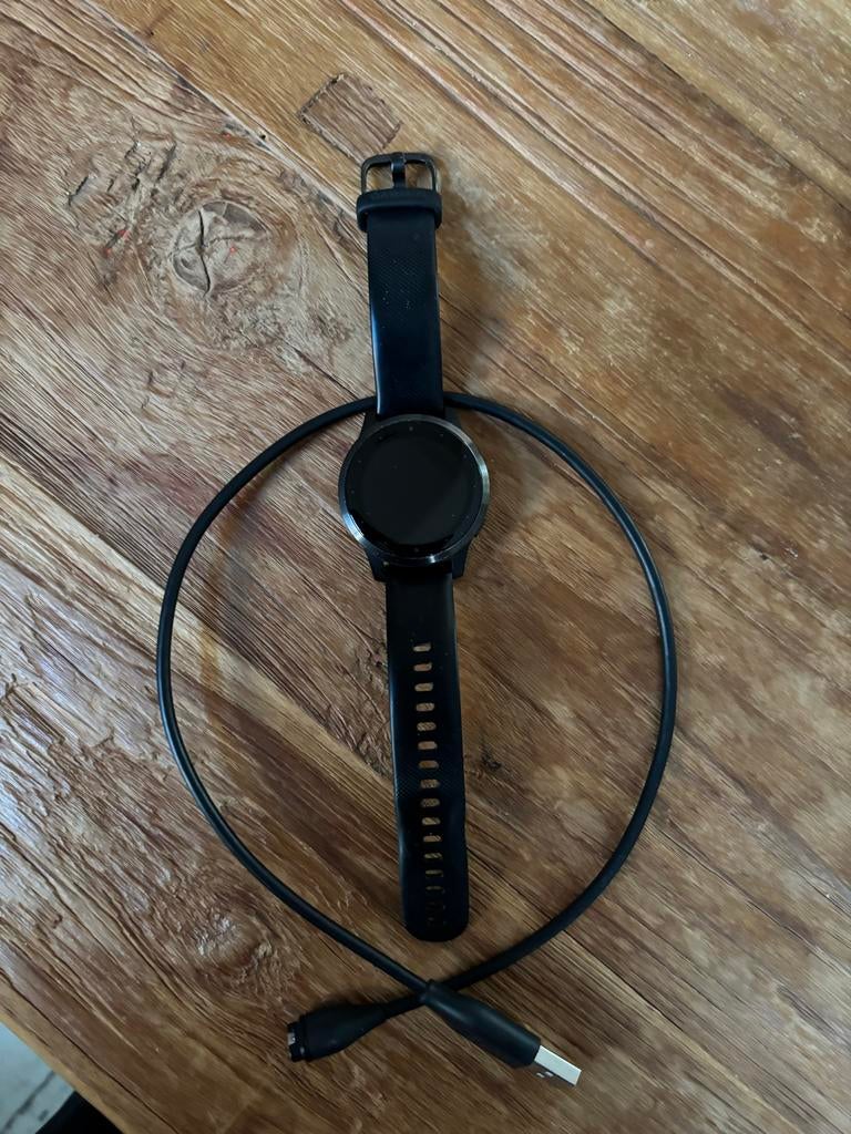 Garmin Vivoactive 4S Music zwart, Gebruikt, Zwart, Ophalen of Verzenden, Waterdicht