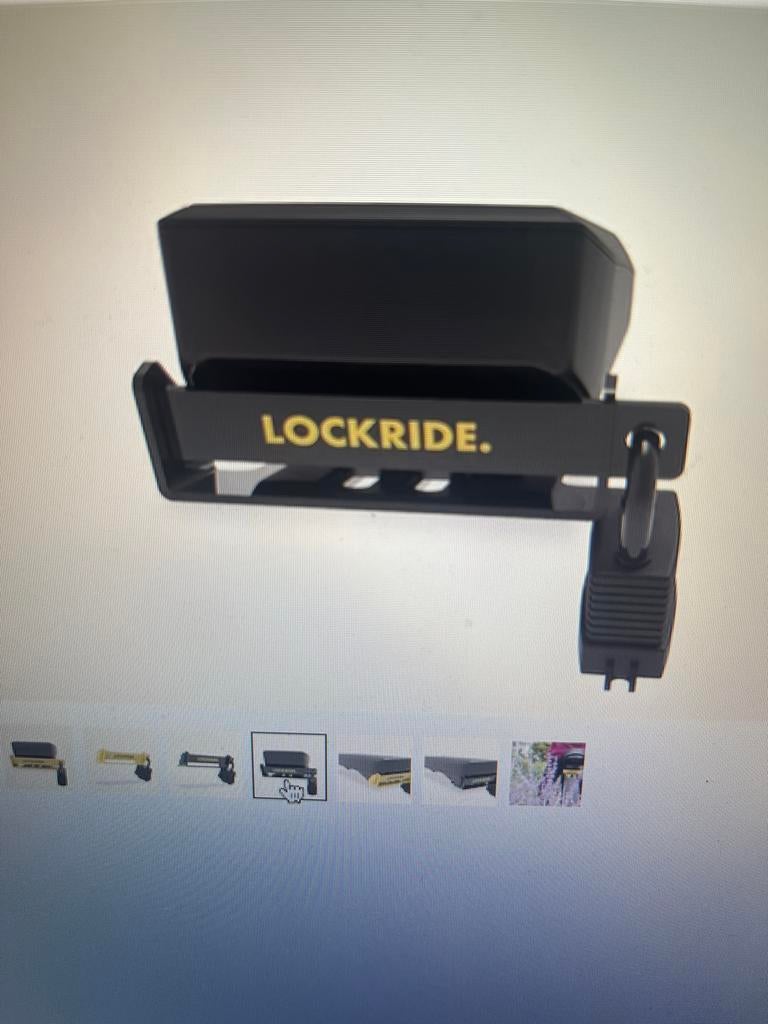 Lockride slot voor Bosch bagagedrager accu, Ophalen of Verzenden, Gebruikt, Overige fietssloten