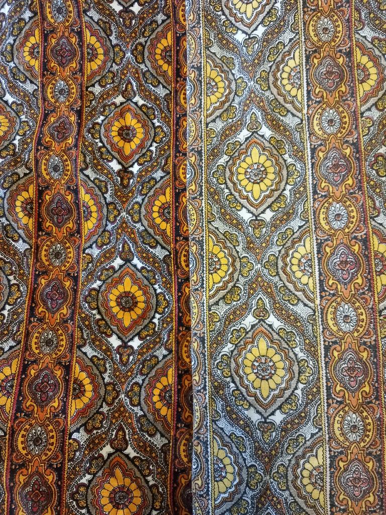 4 x vintage gordijn, origineel bohemian vibe, groot, 250x240, Ophalen of Verzenden