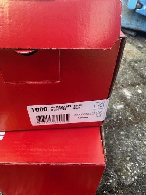 Partij schroeven 4.0x35 zwart, Ophalen, Nieuw, Minder dan 50 mm, Schroeven