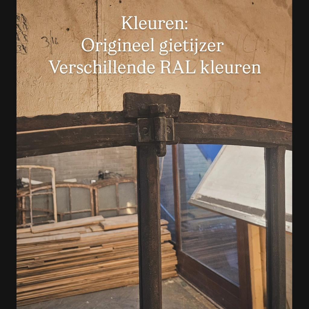 Gietijzer Stalraam Spiegel | 163x100cm | Handmade |, Ophalen, Nieuw, 75 tot 100 cm, Overige vormen