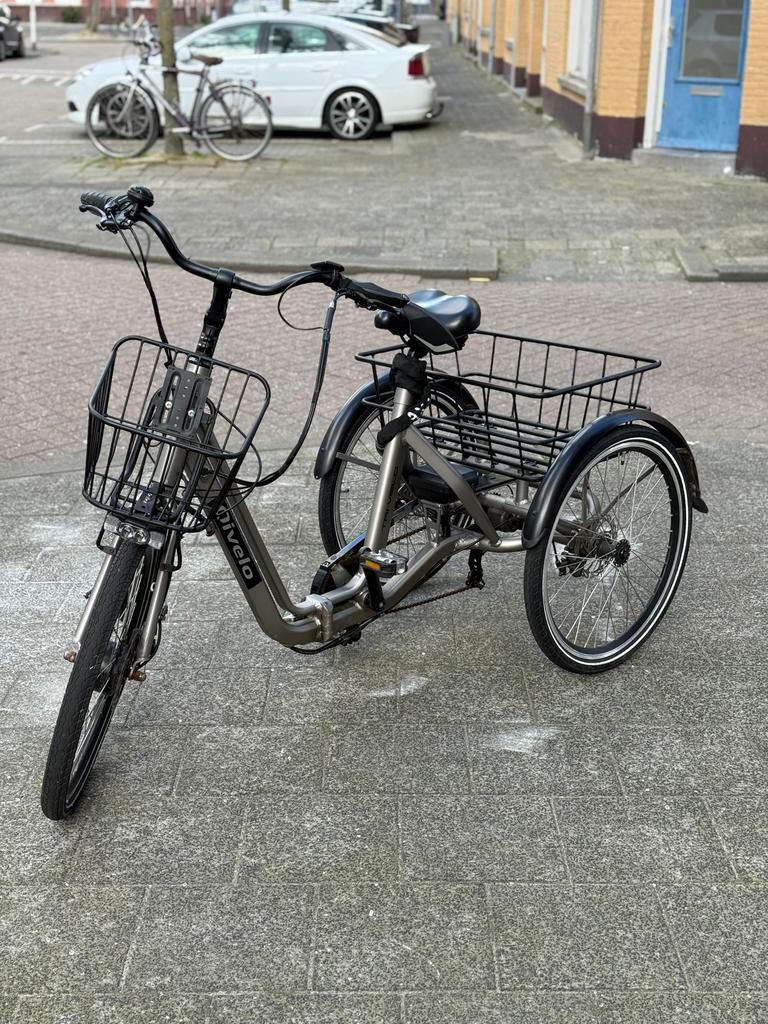 Qivelo Senior Fold – Elektrische Driewieler, Fietsen en Brommers, Fietsen | Driewielfietsen, Ophalen, Zo goed als nieuw