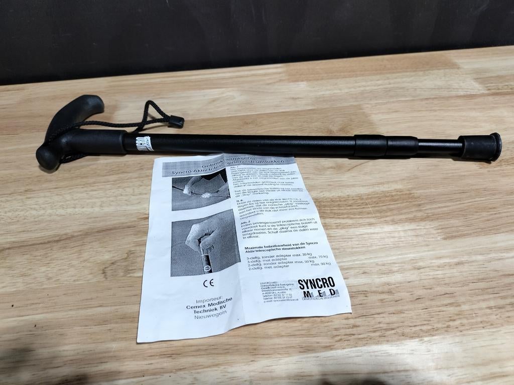 Wandelstok steun stok nieuw syncro med, Diversen, Wandelstokken, Ophalen of Verzenden