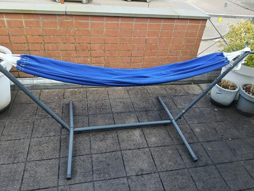 Vivere hangmat op stevige standaard met reistas, Tuin en Terras, Hangmatten, Ophalen, Nieuw