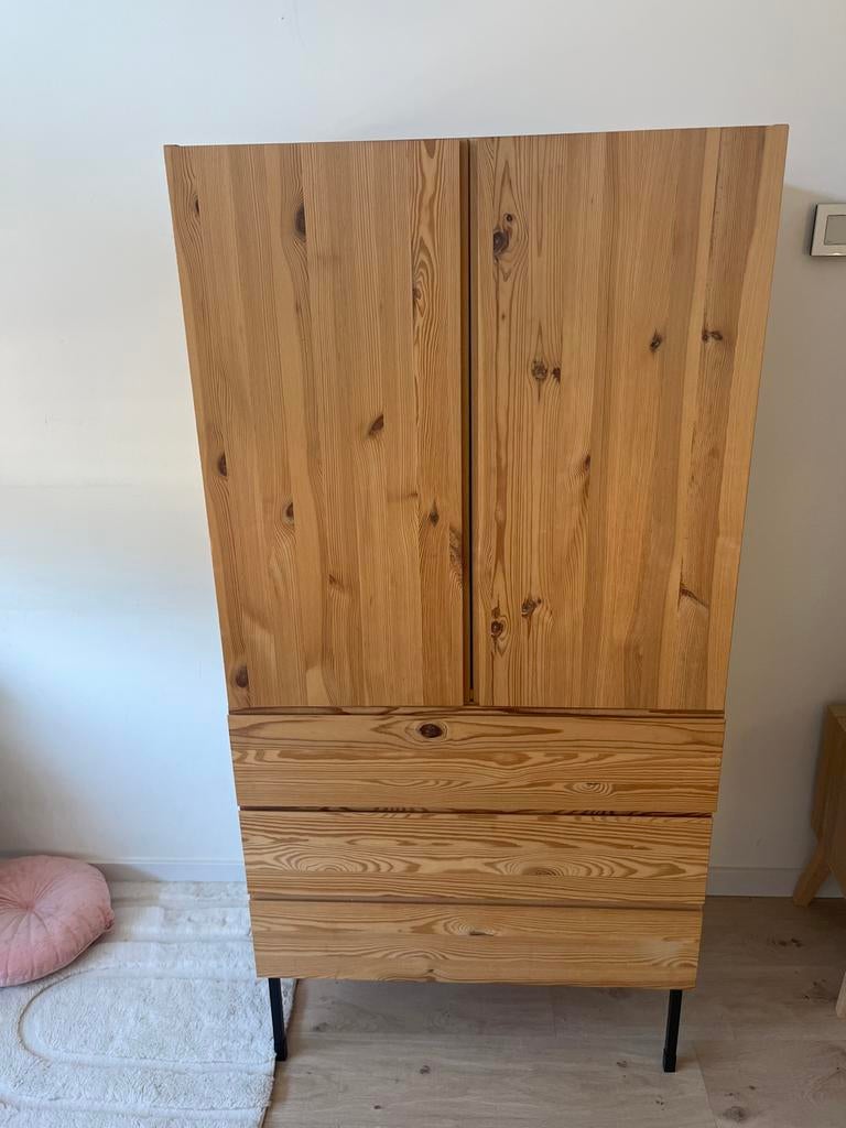 Ikea Ivar kledingkast met lades, Ophalen, Gebruikt, 100 tot 150 cm, 50 tot 100 cm