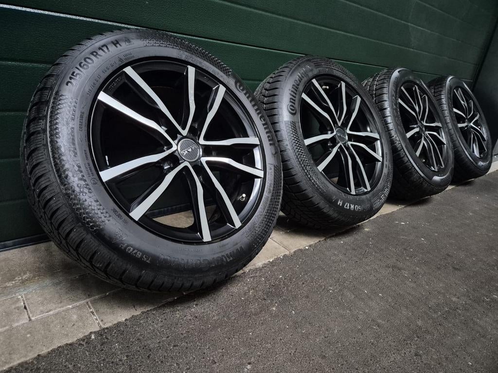 5x114.3/17 inch Nissan Qashqai Winterset, Auto-onderdelen, Banden en Velgen, Ophalen, 215 mm, Banden en Velgen, 17 inch