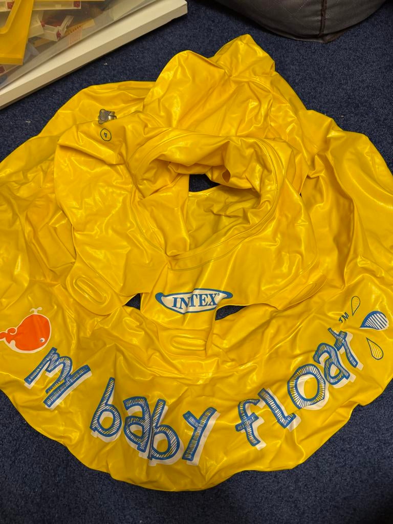 Intex My Baby Float zwemband geel, Ophalen, Gebruikt
