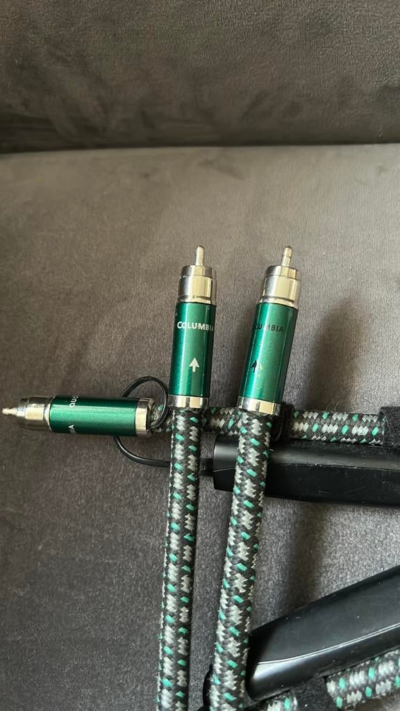 Audioquest columbia rca interlink, Ophalen, Zo goed als nieuw, Minder dan 2 meter, Interlink-kabel
