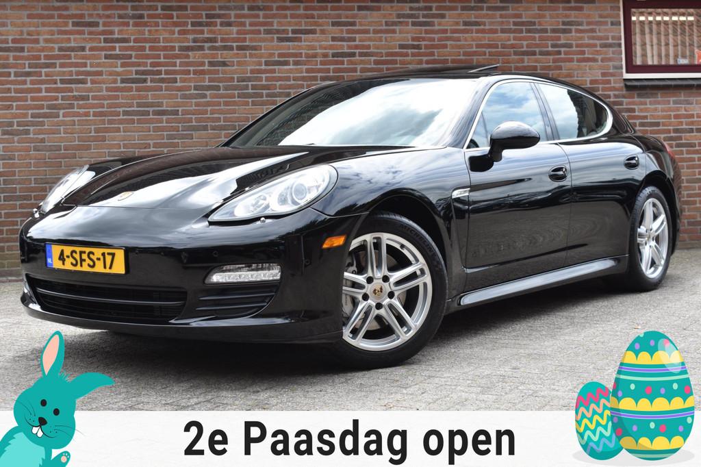 Porsche Panamera 4.8 S '12 Xenon Leder Clima Navi Cruise Inr, Automaat, Achterwielaandrijving, Gebruikt, 4 stoelen
