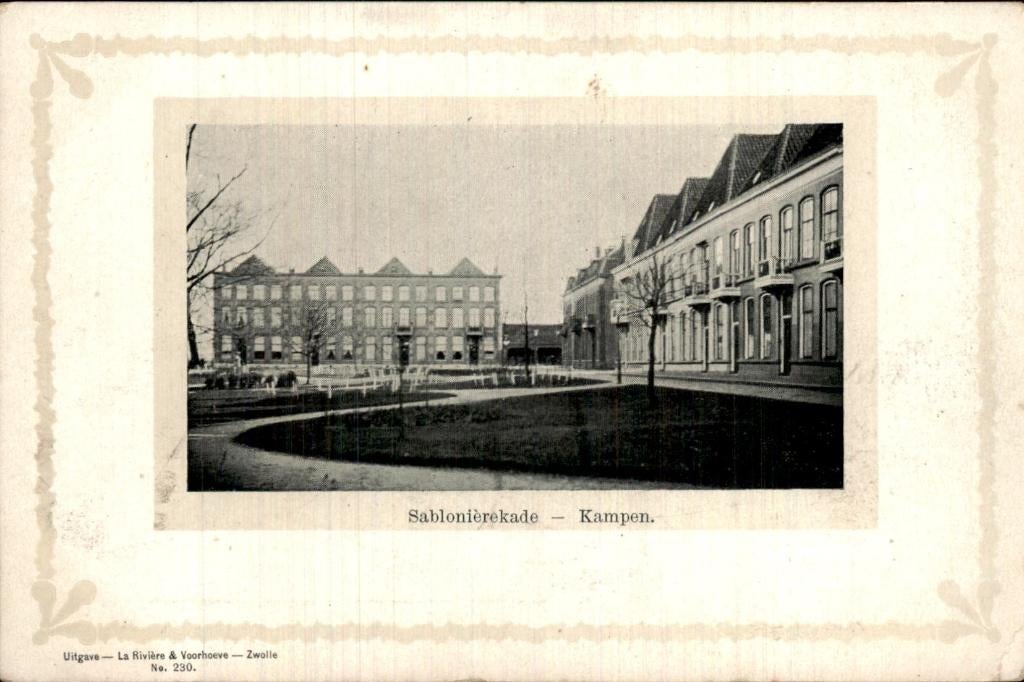 Kampen - Sablonièrekade - Gezicht, Ophalen of Verzenden, Voor 1920, Ongelopen, Overijssel