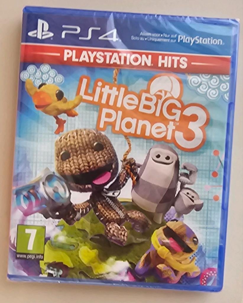 Little Big Planet 3-Ps4-Nieuw, Avontuur en Actie, Ophalen of Verzenden, Zo goed als nieuw, 3 spelers of meer