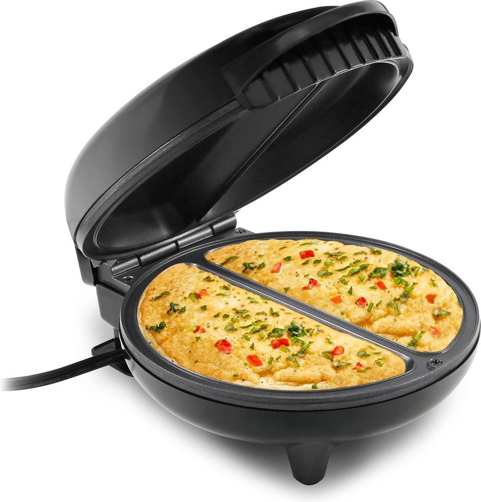 Melissa omelet maker nieuw 750W dubbele omelet, Ophalen of Verzenden, Nieuw