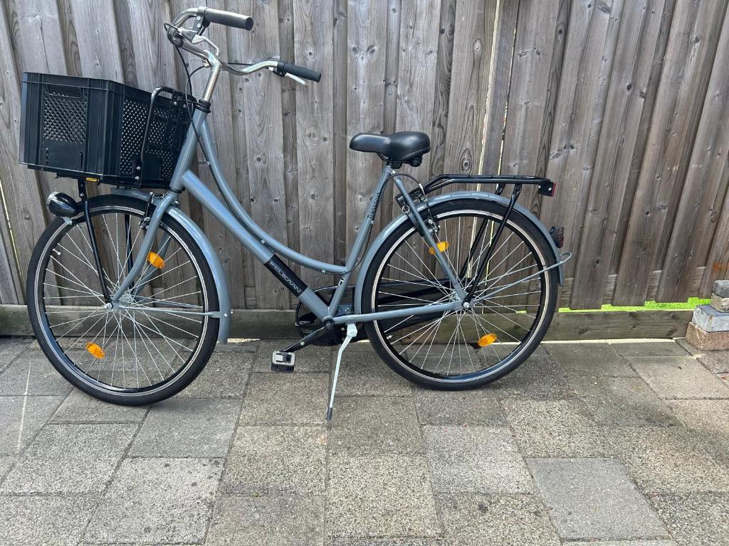 Oma Fiets grijs merk Pelikaan 26 inch, Ophalen, 47 tot 50 cm, Pelikaan, Handrem