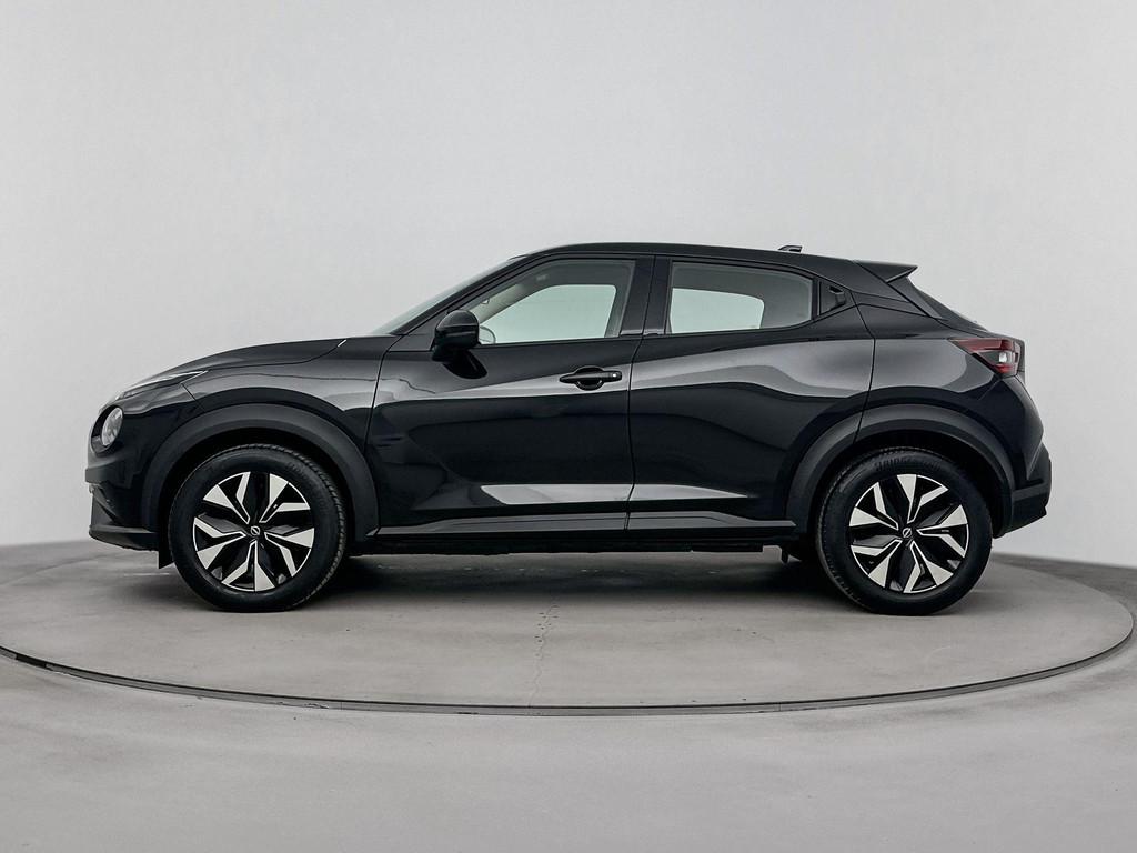 Nissan Juke 1.0 DIG-T Acenta 114PK | Achteruitrijcamera | Ap, Auto's, Nissan, Stof, Euro 6, Zwart, Origineel Nederlands
