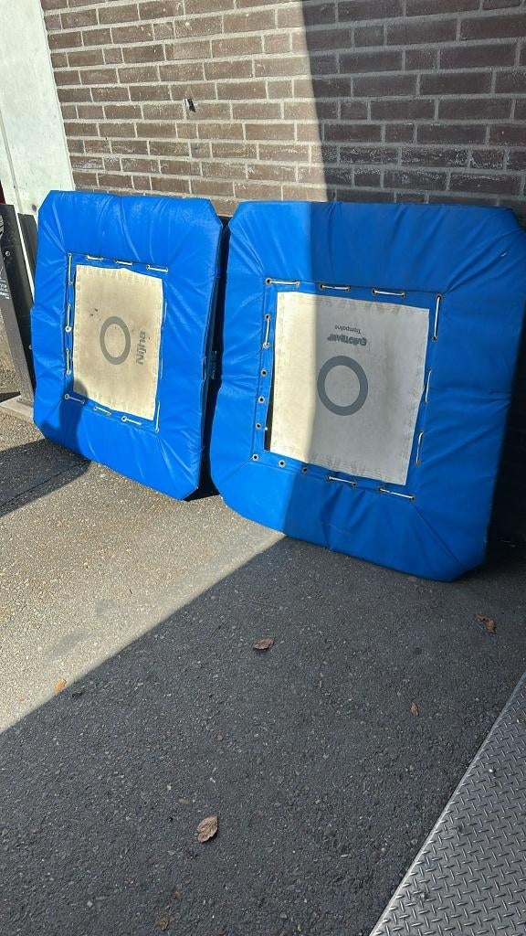2 Minitrampolines en een Minitramp open end, Sport en Fitness, Fitnessmaterialen, Ophalen, Gebruikt, Overige typen
