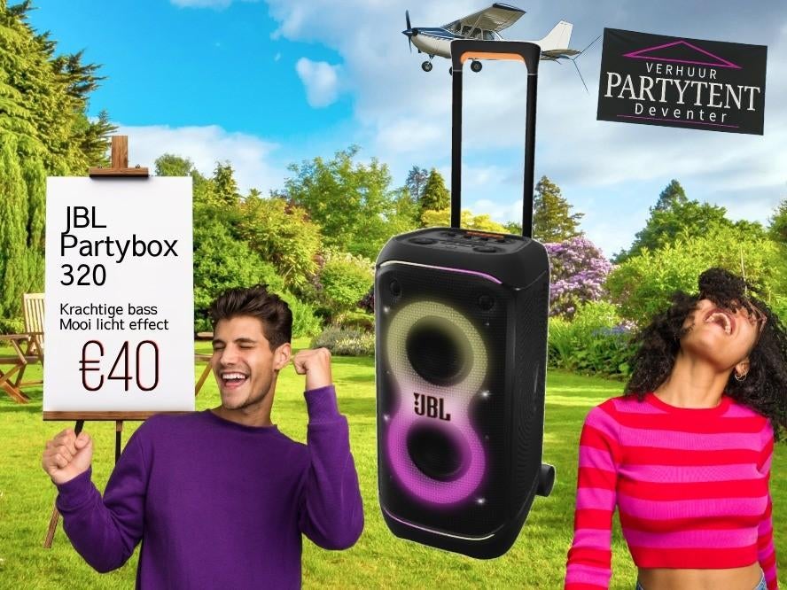 JBL Partybox 320 huren voor feestelijke muziekbeleving, Ophalen, Nieuw, Overige