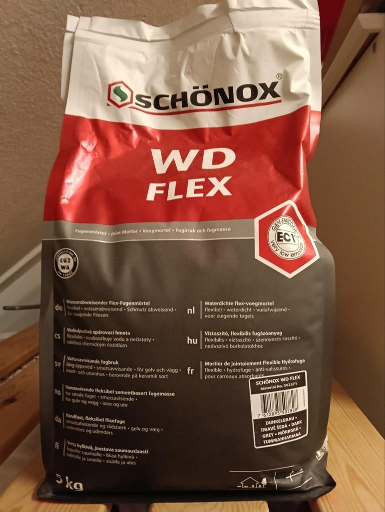Schönox WD Flex Voegmortel - 5 kg, Ophalen, Nieuw, Overige materialen, Overige typen