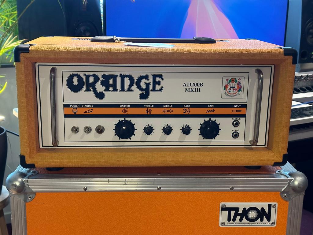 Orange AD200B MK3 bass amp head + flightcase, Ophalen, Zo goed als nieuw, Basgitaar, 100 watt of meer