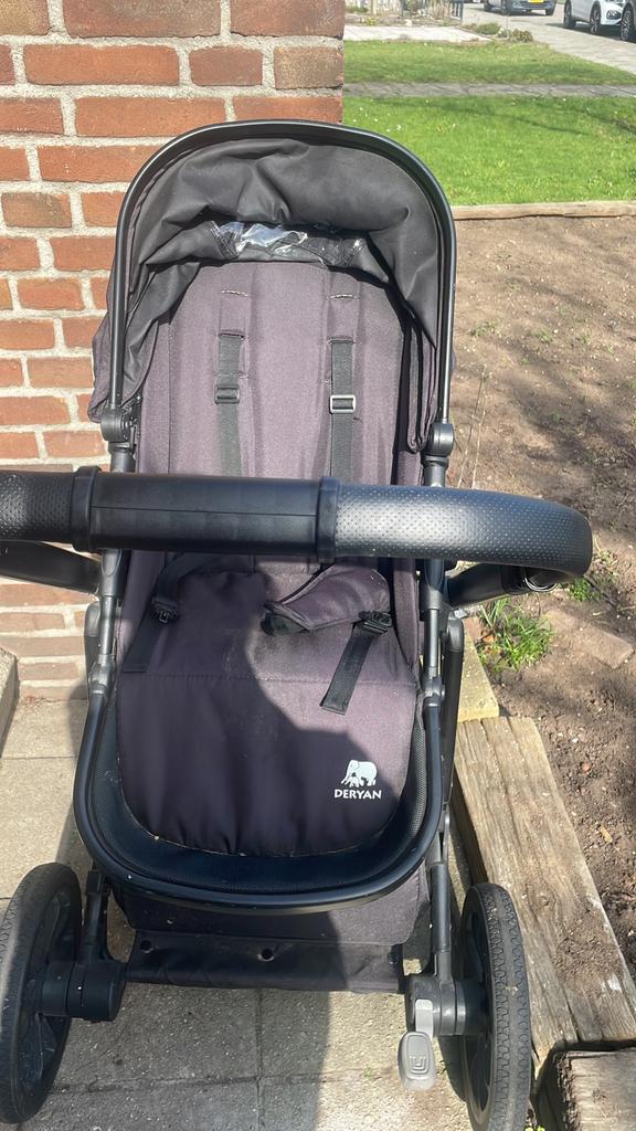 Deryan kinder/duo wagen, Ophalen of Verzenden, Zo goed als nieuw, Overige merken, Verstelbare duwstang