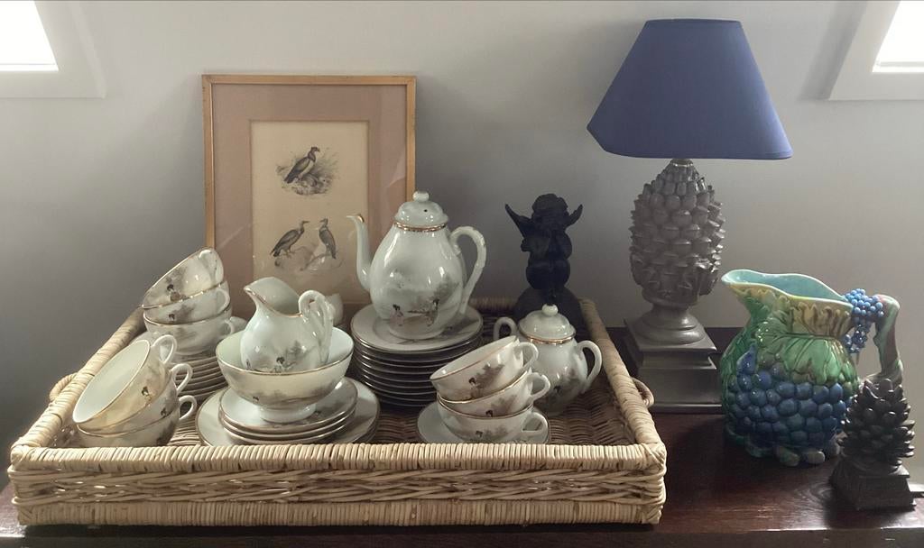 Compleet Antiek JAPANS THEE  Servies - Zeer Goede Staat, Ophalen